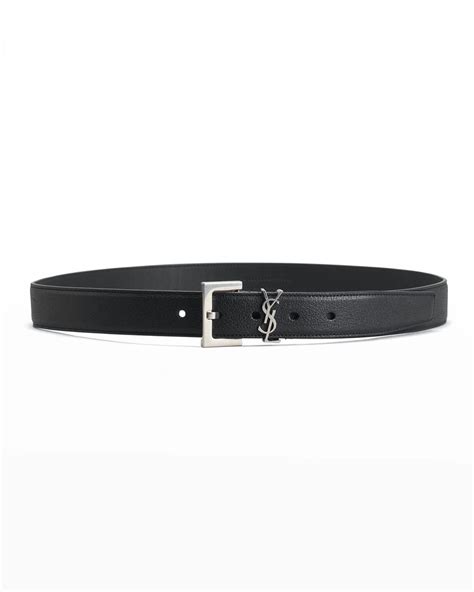 ysl cinture usata|Saint Laurent YSL Cintura Box Leather Belt .